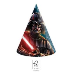 Star Wars Galaxy pălărie de petrecere, con 6 buc FSC