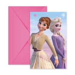   Disney Regatul de gheață Wind  set de invitații pentru petrecere, 6 buc FSC