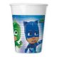 Eroi în pijama Trio set de 8 pahare din plastic 200 ml