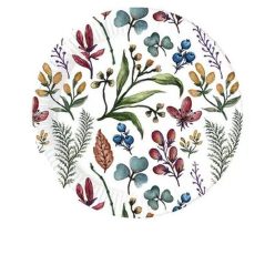 Floare Herbs Farfurie de hârtie 8 buc 23 cm