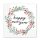 An Nou Fericit! Wreath Servețel Happy New Year 20 buc 33x33 cm FSC