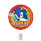 Sonic Ariciul Sega Farfurie de hârtie , 8 buc, 20 cm, FSC