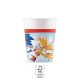 Sonic Ariciul Sega Pahare de hârtie 8 buc. 200 ml FSC