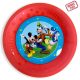 Disney Mickey  Rock the House set de farfurii micro premium din plastic 4 bucăți 21 cm