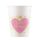 Prințese Little Princess pahar de hârtie 8 buc 200 ml FSC