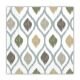 Colorat Boho Cells Set de 20 de șervete decorative 33x33 cm