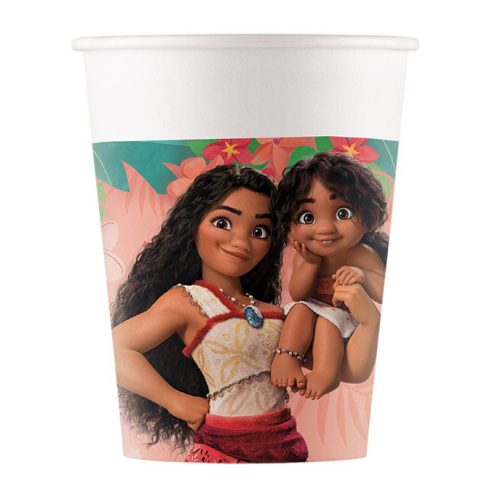Disney Vaiana Sailing Spirit Pahar de hârtie 8 buc. 200 ml FSC