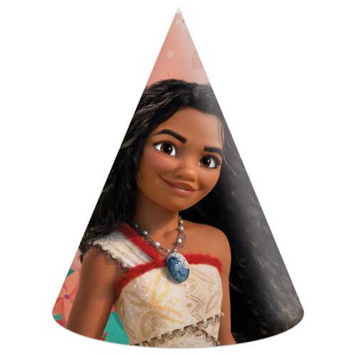 Disney Vaiana Sailing Spirit pălărie de petrecere, tricorn 6 buc. FSC
