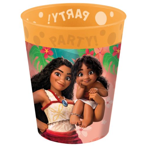 Disney Vaiana Sailing Spirit Set de pahare din plastic micro premium 4 bucăți 250 ml
