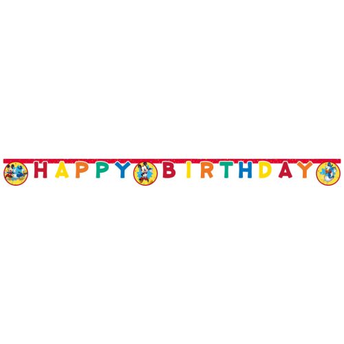 Disney Mickey  Jump Into Fun Inscripție Happy Birthday FSC 2 m