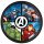 Avengers Evergreen Farfurie de hârtie 8 buc 23 cm FSC