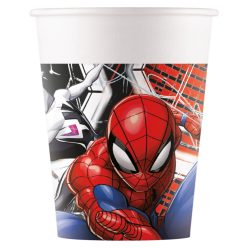  Omul Păianjen World of Webs pahar de hârtie 8 bucăți 200 ml FSC
