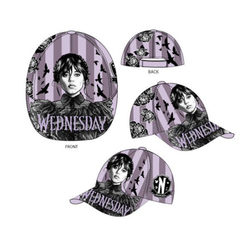 Wednesday Raven șapcă de baseball pentru copii 52 cm