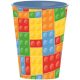 Bricks Pahar din plastic cu model Lego, 260 ml
