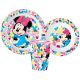 Disney Minnie  set de masă, set din plastic micro, pahar de 260 ml