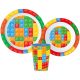 Bricks Set de vase cu model Lego, set de microplastic