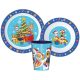 Patrula Cățelușilor Holiday Set de masă de Crăciun, set de micro plastic, cu cană de 260 ml
