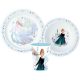 Disney Regatul de gheață Royally Cool Set de masă de Crăciun, set din plastic micro, pahar de 260 ml