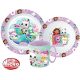 Gabby's Dollhouse set de masă, set micro plastic cu cană 350 ml