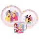 Prințesele Disney True set de masă, set din plastic micro cu cană de 350 ml