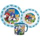 Sonic Ariciul set de vase, set din plastic micro cu cană 265 ml