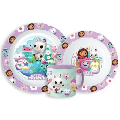   Gabby's Dollhouse set de masă, set de plastic micro cu cană 265 ml