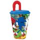 Sonic Ariciul Pahar cu pai Adventure, plastic 430 ml