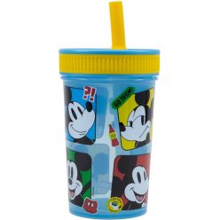 Disney Mickey  Fun-Tastic ceașcă cu paie de silicon 420 ml