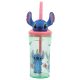 Disney Lilo și Stitch Easily Distracted Cana cu pai 3D din plastic 360 ml