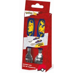 Pokémon Lightning set de tacâmuri ergo din metal - 2 piese