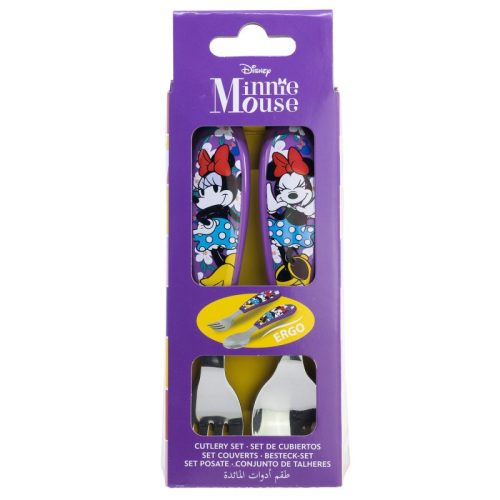 Disney Minnie  Sunshine set tacâmuri ergonomic din metal - 2 bucăți