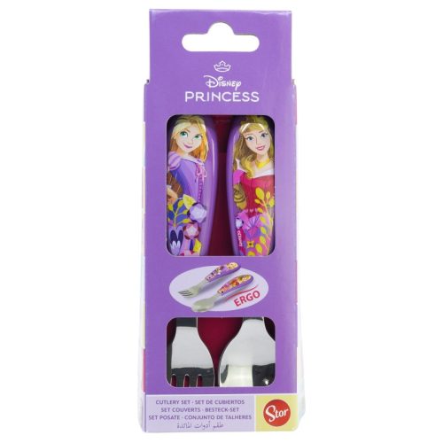 Prințesele Disney Courageous Heart set de tacâmuri ergo din metal - 2 piese