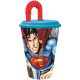 Superman Cana Savior cu pai, plastic 430 ml
