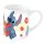 Disney Lilo și Stitch Heart cana de porțelan 235 ml (8 oz) În cutie cadou