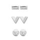 Victoria Set de cercei culoare argintie