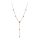 Victoria Colier cu pietre colorate de culoare rose gold