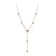 Victoria Colier cu pietre colorate de culoare rose gold