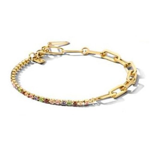 Victoria Brățară aurie cu pietre multicolore