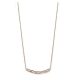 Victoria Colier rose gold cu pietre albe