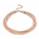 Victoria Colier cu piatră de culoare Rose Gold